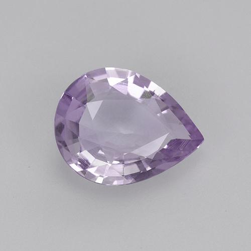 1.16캐럿 천연 라이트 바이올렛 스피넬, 배 모양, 9.1×7.2 mm, VS
