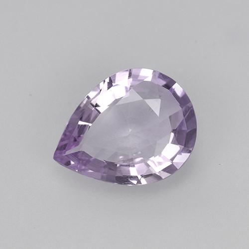 1.16캐럿 천연 라이트 바이올렛 스피넬, 배 모양, 9.1×7.2 mm, VS