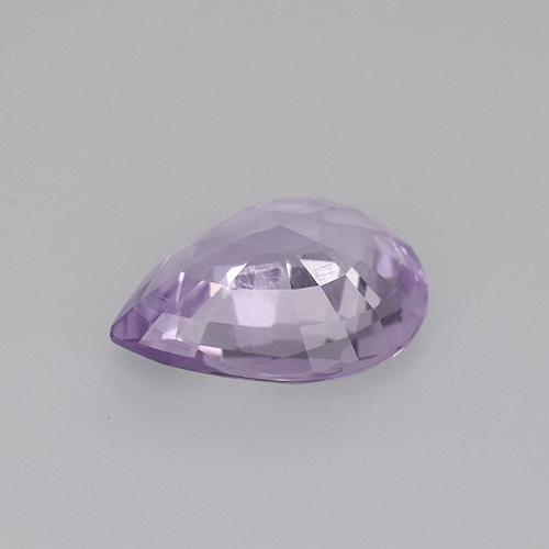 1.16캐럿 천연 라이트 바이올렛 스피넬, 배 모양, 9.1×7.2 mm, VS