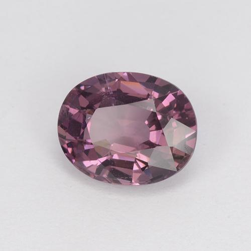 1.21캐럿 천연 미디엄 다크 퍼플 스피넬, 타원형 컷, 7.3×5.9 mm, VVS-VS