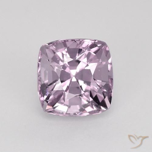 1.12ct 자연스러운 연한 분홍빛이 도는 보라색 스피넬, 방석, VVS-VS