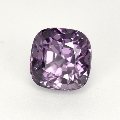 1.02캐럿 천연 미디엄 바이올렛 스피넬, 쿠션 컷, 5.4×5.3 mm, VVS