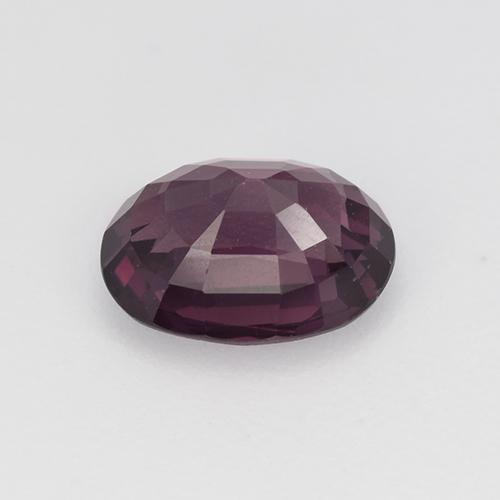 1.20캐럿 천연 다크 퍼플 스피넬, 타원형 컷, 7.4×5.5 mm, VVS