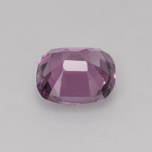 1.03캐럿 천연 미디엄 라이트 퍼플 스피넬, 쿠션 컷, 6.2×6.1 mm, VS
