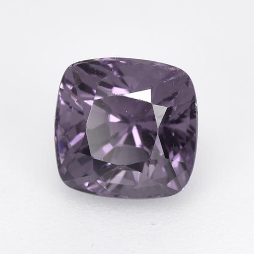 1.86캐럿 천연 다크 바이올렛 스피넬, 쿠션 컷, 6.5×6.3 mm, VVS-VS