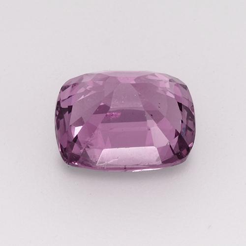 1.17캐럿 천연 핑크빛 퍼플 스피넬, 쿠션 컷, 6.6×5.8 mm, VVS-VS
