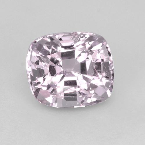 1.39캐럿 천연 라이트 체리 핑크 스피넬, 쿠션 컷, 6.6×5.8 mm, VS