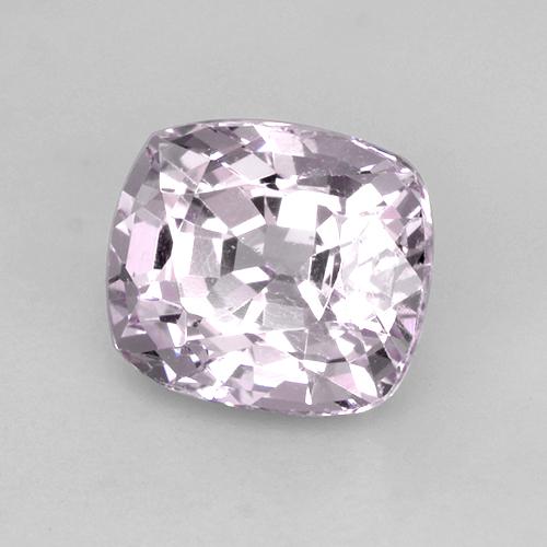 1.39캐럿 천연 라이트 체리 핑크 스피넬, 쿠션 컷, 6.6×5.8 mm, VS