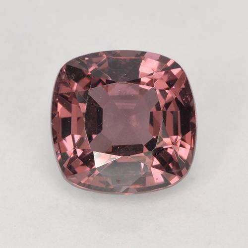 1.27캐럿 천연 자두 스피넬, 쿠션 컷, 6.3×6.3 mm, VS