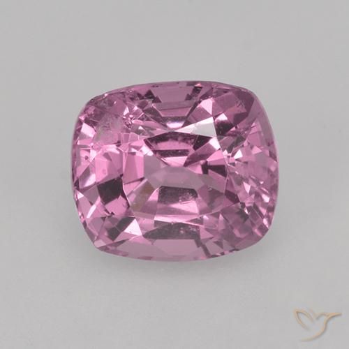 1.19ct 자연스러운 라이트 레드 퍼플 스피넬, 방석, VS