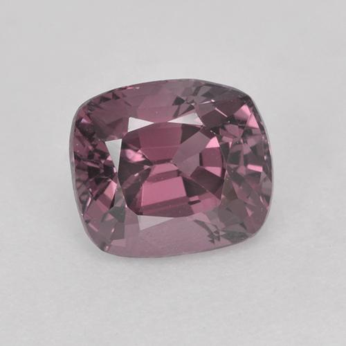 1.13캐럿 천연 보이젠베리 퍼플 스피넬, 쿠션 컷, 6.4×5.5 mm, VVS-VS