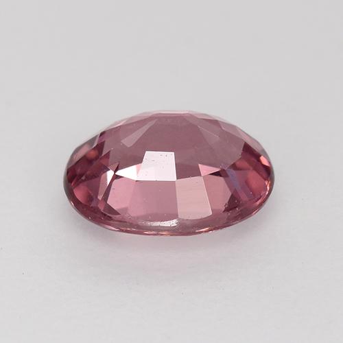 0.83캐럿 천연 붉은빛 퍼플 스피넬, 타원형 컷, 6.4×5.2 mm, VVS-VS