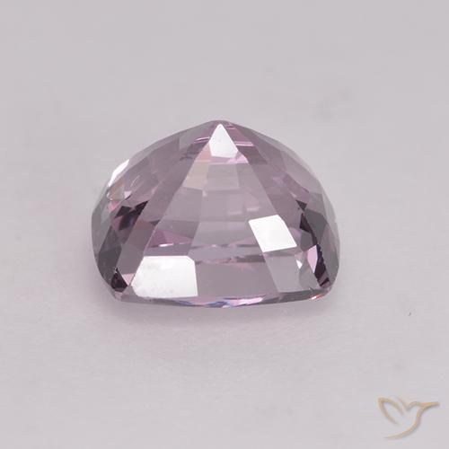 1.71캐럿 천연 라이트 그레이쉬 퍼플 스피넬, 쿠션 컷, 6.9×5.9 mm, VVS-VS