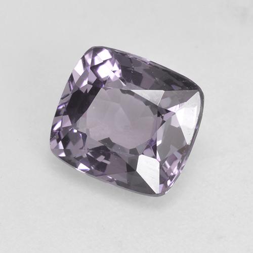 1.46캐럿 천연 미디엄 바이올렛 스피넬, 쿠션 컷, 6.9×6.2 mm, VVS-VS
