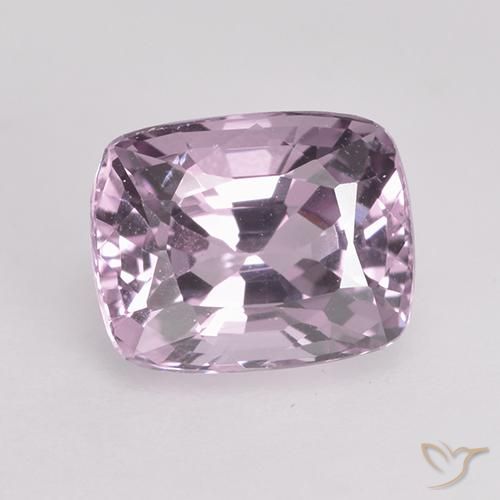 1.42ct 자연스러운 매우 밝은 그레이프 퍼플 스피넬, 방석, VVS-VS
