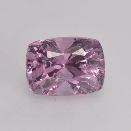 1.46캐럿 천연 그레이프 퍼플 스피넬, 쿠션 컷, 6.9×5.1 mm, VS