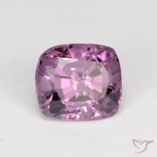 0.87ct 자연스러운 미디엄 퍼플 스피넬, 방석, VS-SI