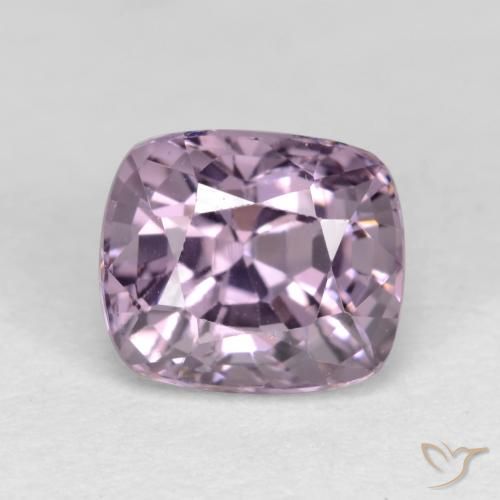 1.34ct 자연스러운 그레이 퍼플 스피넬, 방석, VS