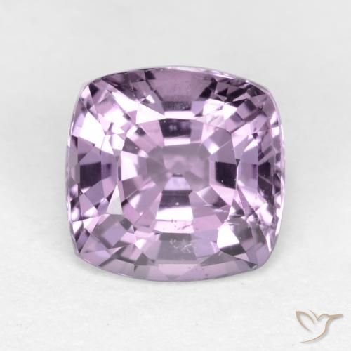1.22ct 자연스러운 매우 밝은 그레이프 퍼플 스피넬, 방석, VS