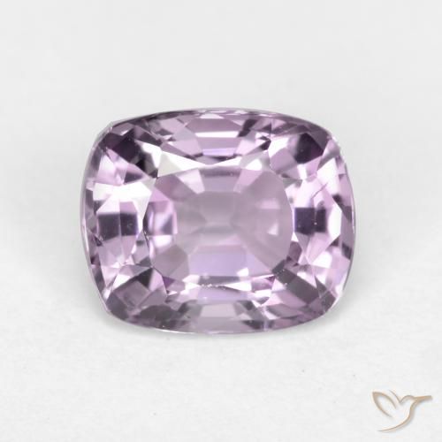 1.33ct 자연스러운 매우 밝은 그레이프 퍼플 스피넬, 방석, VS