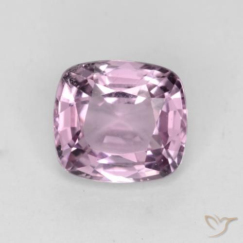 1.13ct 자연스러운 매우 밝은 분홍빛이 도는 보라색 스피넬, 방석, VS