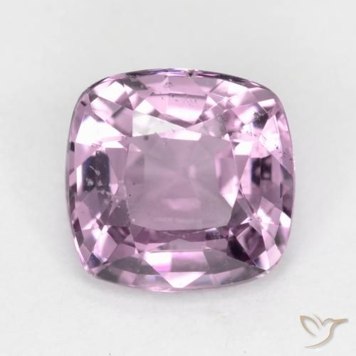 1.28ct 자연스러운 라이트 그레이쉬 바이올렛 스피넬, 방석, VS-SI
