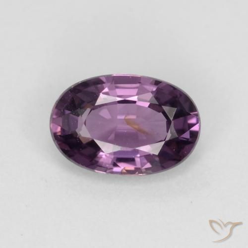 0.55ct 자연스러운 딥 바이올렛 스피넬, 타원형, VS-SI