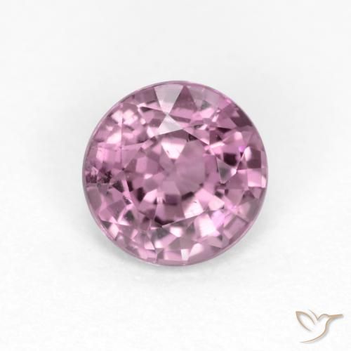 0.56캐럿 천연 미디엄 퍼플 스피넬, 라운드 컷, VS