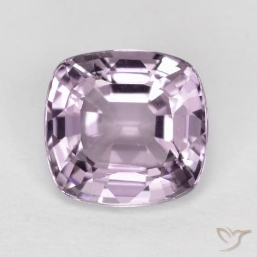 1.24ct 자연스러운 라이트 바이올렛 스피넬, 방석, VS