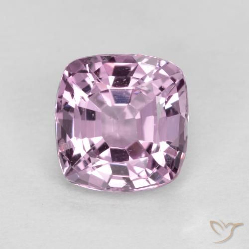 1.27ct 자연스러운 매우 밝은 분홍빛이 도는 보라색 스피넬, 방석, VS