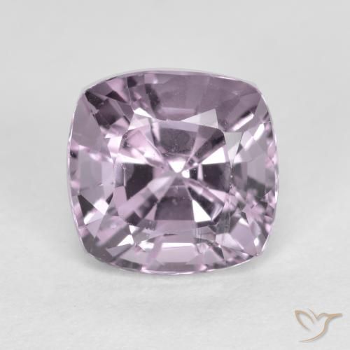 1.35ct 자연스러운 회색 빛이 도는 보라색 스피넬, 방석, VS