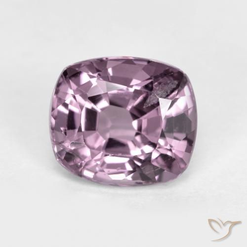 1.30ct 자연스러운 딥 모브 톤 스피넬, 방석, VS-SI