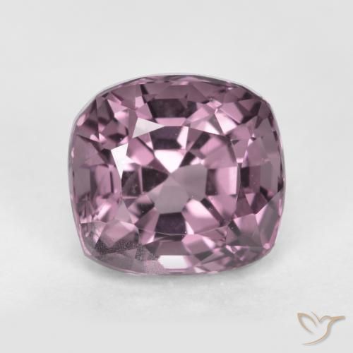 1.24ct 자연스러운 그레이 퍼플 스피넬, 방석, VS