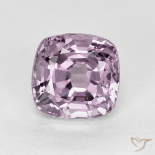 1.31ct 자연스러운 연한 분홍빛이 도는 보라색 스피넬, 방석, VS