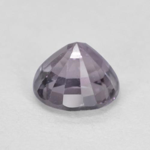 0.62캐럿 천연 퍼플 그레이 스피넬, 라운드 컷, 4.92 mm, VS
