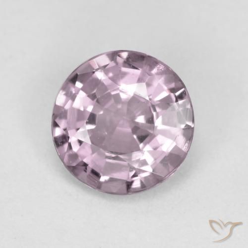 0.50ct 자연스러운 매우 밝은 보라색 스피넬, 둥근, VS