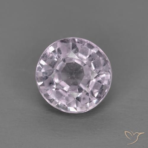 0.68ct 자연스러운 매우 밝은 보라색 스피넬, 둥근, VS