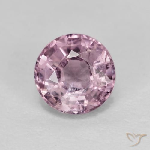 0.64ct 자연스러운 미디엄 퍼플 스피넬, 둥근, VS