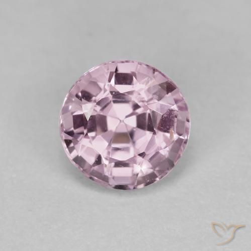 0.66ct 자연스러운 라이트 퍼플 스피넬, 둥근, VS