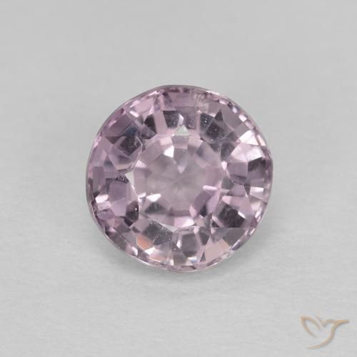 0.60ct 자연스러운 회색 빛이 도는 보라색 스피넬, 둥근, VVS-VS