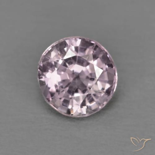 0.53ct 자연스러운 라이트 그레이쉬 퍼플 스피넬, 둥근, VVS-VS