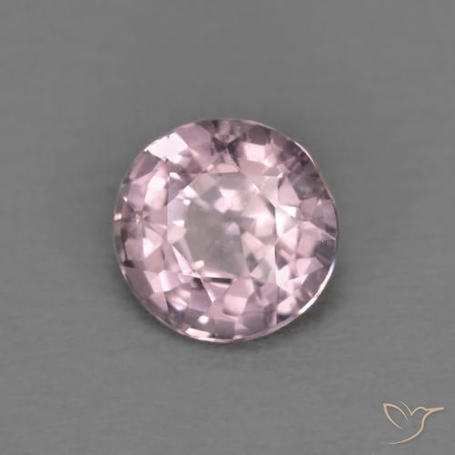 0.45캐럿 천연 미디엄 퍼플 스피넬, 라운드 컷, 4.65 mm, VVS-VS