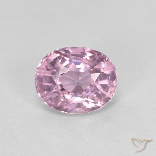 0.44ct 자연스러운 미디엄 라이트 퍼플 스피넬, 타원형, VS