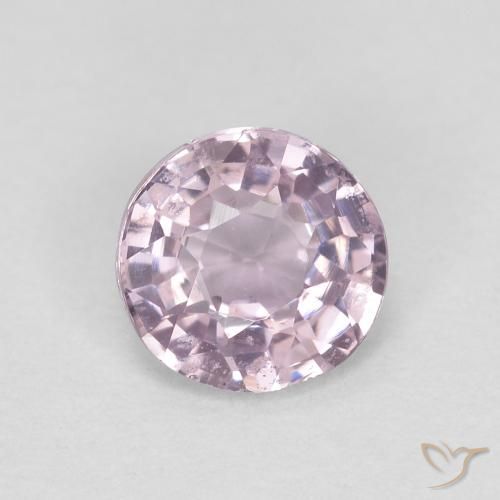 0.52ct 자연스러운 매우 밝은 분홍빛이 도는 보라색 스피넬, 둥근, VS