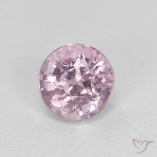 0.55ct 자연스러운 매우 밝은 보라색 스피넬, 둥근, VS