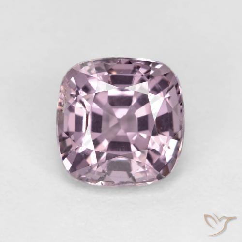 1.18ct 자연스러운 회색 빛이 도는 보라색 스피넬, 방석, VS