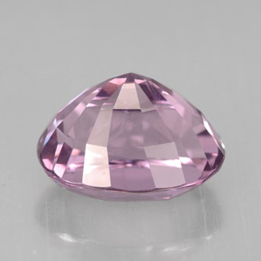 3.90캐럿 천연 핑크빛 바이올렛 스피넬, 타원형 컷, 10.3×7.7 mm, VS-SI