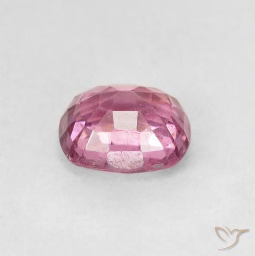 1.47캐럿 천연 핫핑크 스피넬, 쿠션 컷, 7×6.1 mm, VS