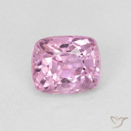 0.46ct 자연스러운 라이트 버블검 핑크 스피넬, 방석, VVS