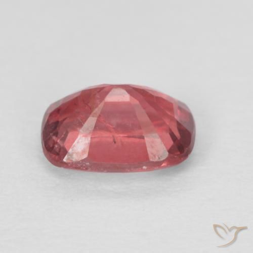 0.63캐럿 천연 미디엄 레드 스피넬, 쿠션 컷, 5.7×4.2 mm, VS